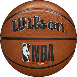 Мяч баск. WILSON NBA DRV Plus, WTB9200XB07 р.7, резина, бутил.камера, коричневый