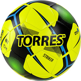 Мяч футзал. TORRES Futsal Striker, FS321014, р.4, 30 панели. ТПУ, 3 подкл. слоя, маш.сш.,желтый